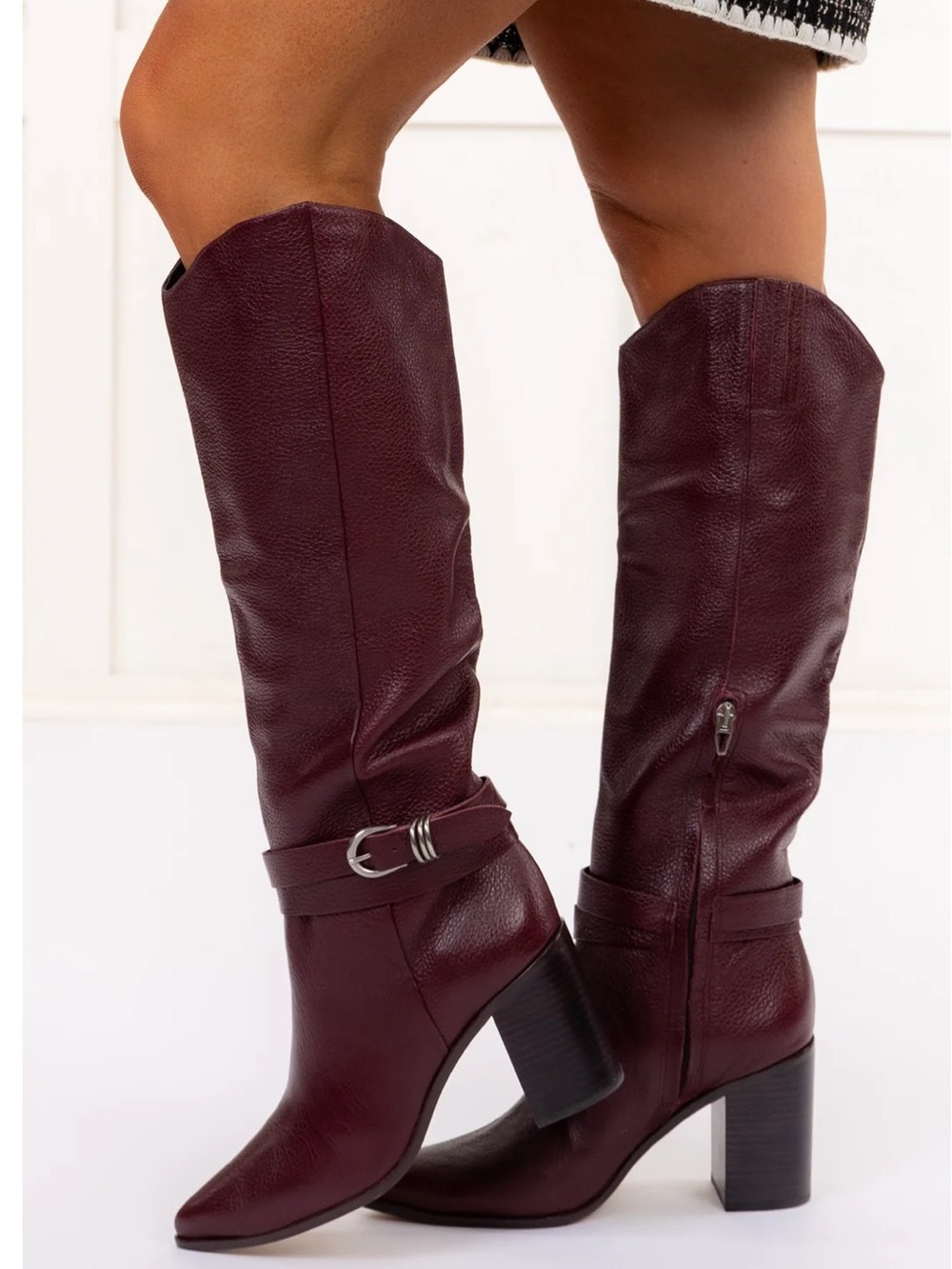 Dolce Vita Tyrone cranberry maroon boots